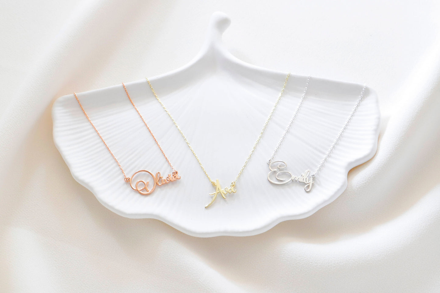 Personalized Name Necklace in Gold & Silver | Solid 925 Sterling Silver | Perfect Gift for Best Friends