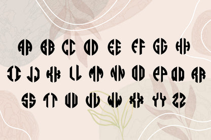 Custom Chic Monogram Earrings - Personalize Your Style with Elegance