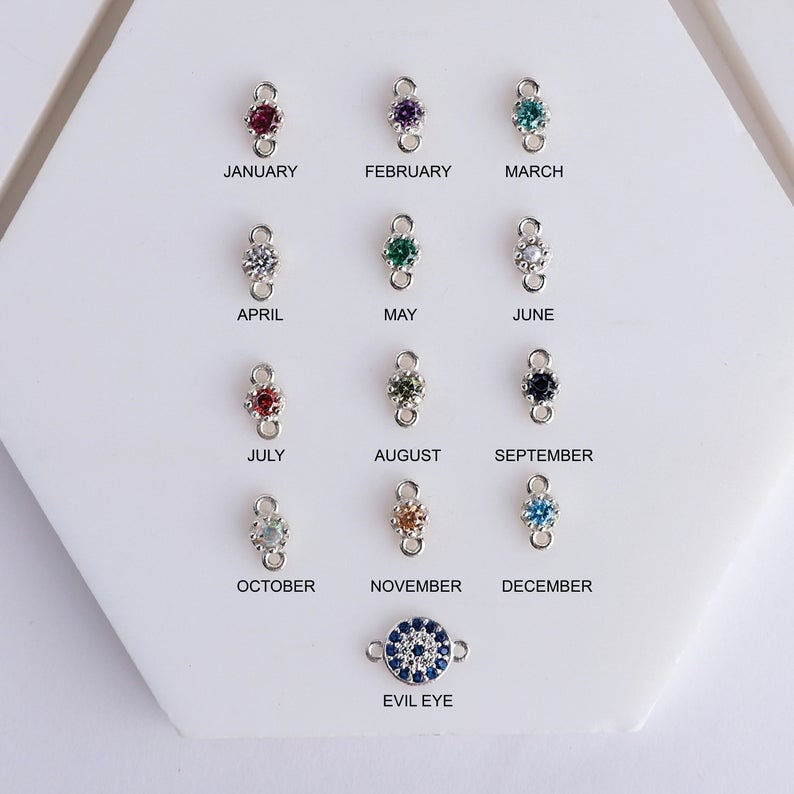 Personalized Butterfly Necklace • Initial Handmade Butterfly Jewelry with Birthstone • Silver, Gold, Rose Gold - silvergoldandrose