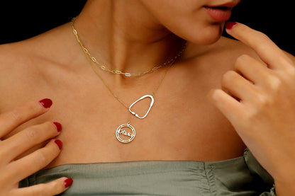 Stethoscope Necklace Gifts for Nurse, Doctors • Custom Sterling Silver, Gold and Rose Gold Handmade Jewelry for Paramedics - silvergoldandrose