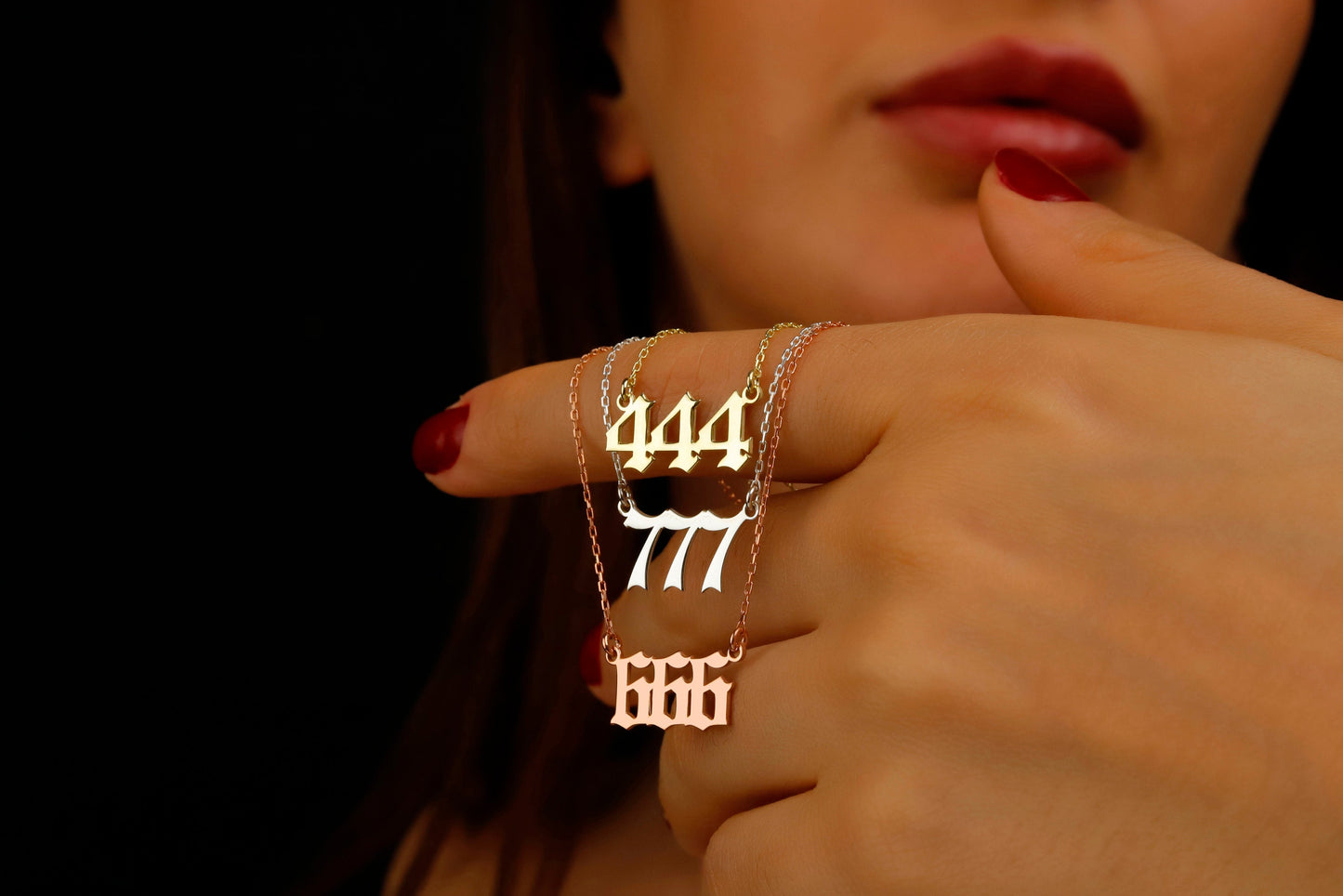 Ethereal Creations Custom Angel Numbers Necklace - Personalize Your Spirit with Meaningful Numbers