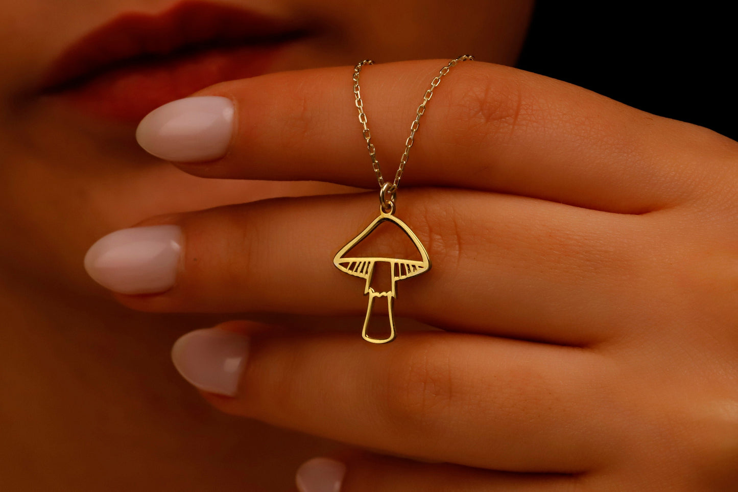 Mushroom Necklace