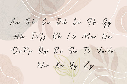 font chart