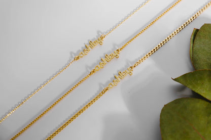 Multiple Name Necklace Gold, 2 3 Names  Necklace, Personalized Dainty Name Necklace, Family Name Necklace Silver, New Mother Jewelry Gifts - silvergoldandrose
