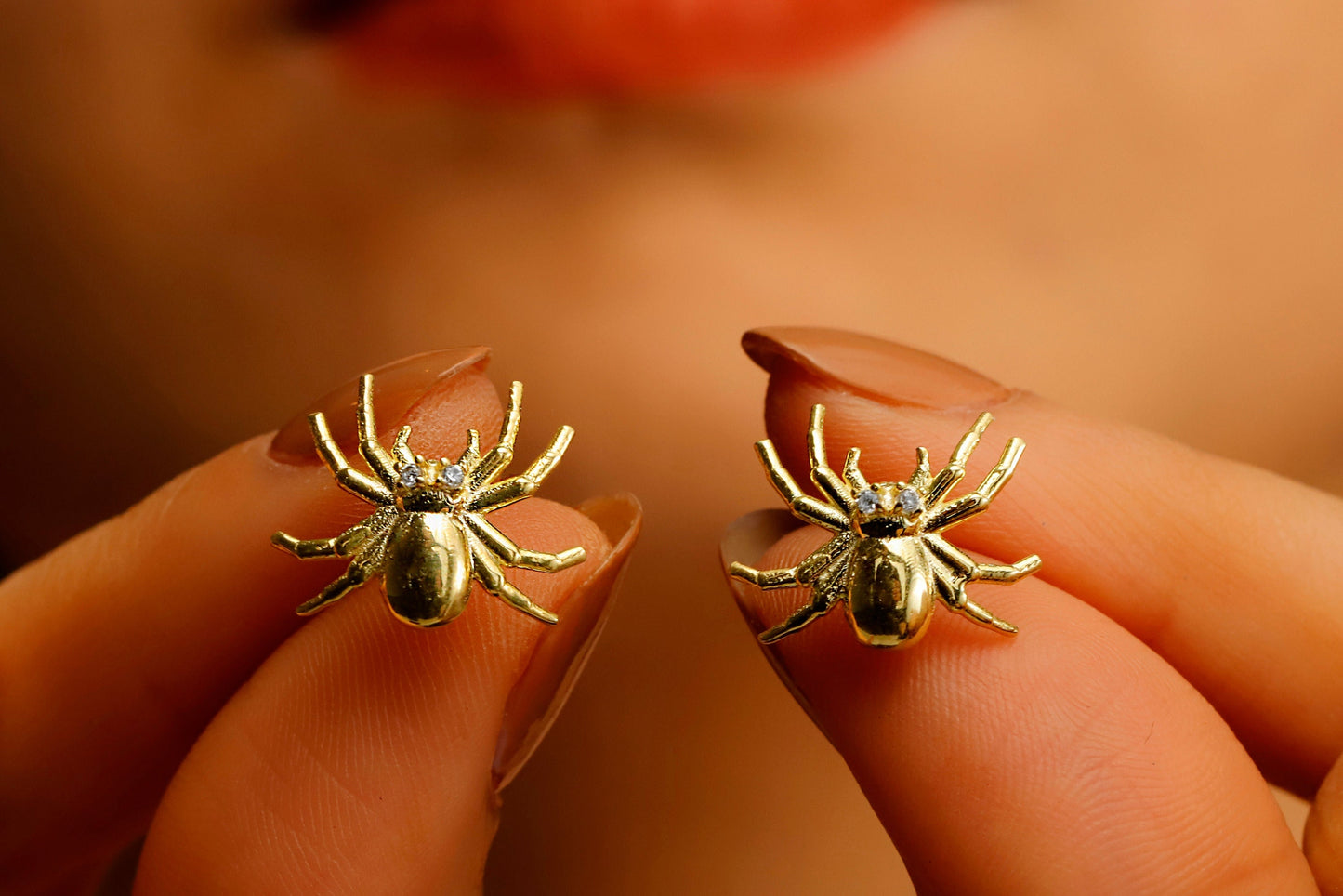 Arachnid Spooky Tarantula Earrings