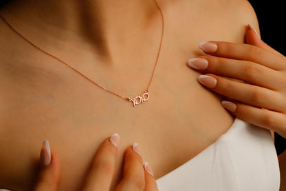 Dainty XOXO Gold Cute Necklace | Hugging Pendant Necklace | Kisses Silver Jewelry for Her | Gift for Girl - silvergoldandrose