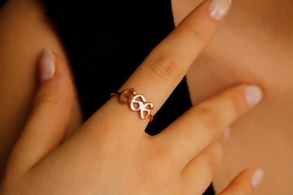 Angel Numbers Jewelry Sterling Silver Ring – Embrace Your Luck with Numerology Magic