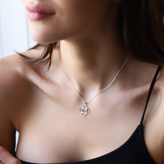 Root Chakra Necklace, Muladhara Yoga Tiny Handmade Jewelry • Hindu Necklace • Unique Yoga Chakra Jewelry • First Chakra • Symbol Necklace - silvergoldandrose
