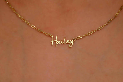 Elegant You Signature Name Necklace - Personalize Your Style with a Custom Touch