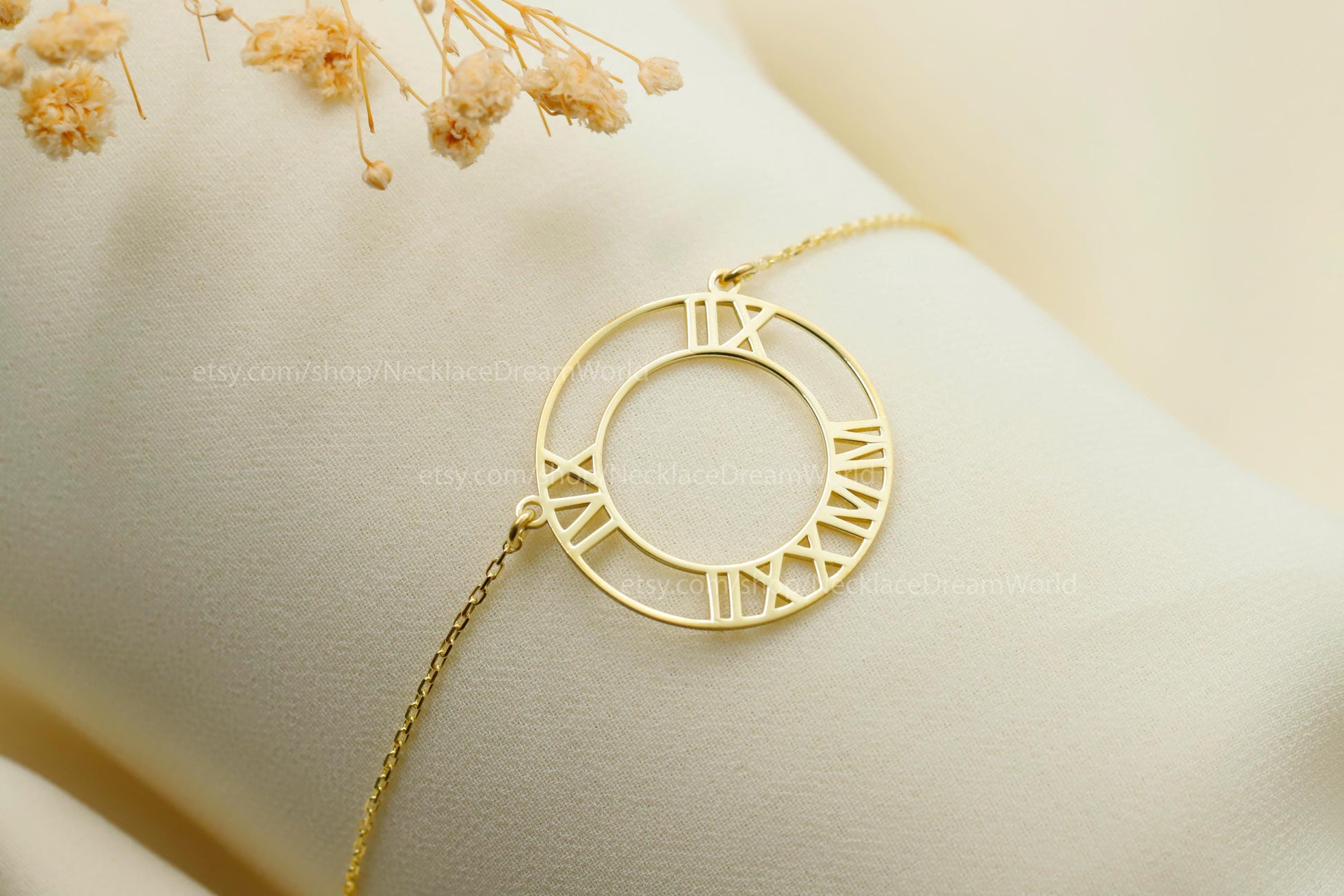 Roman Numerals Necklace in Sterling Silver | Personalized Mothers Jewelry | Custom Wedding Date Gift | Personalized Jewelry - silvergoldandrose