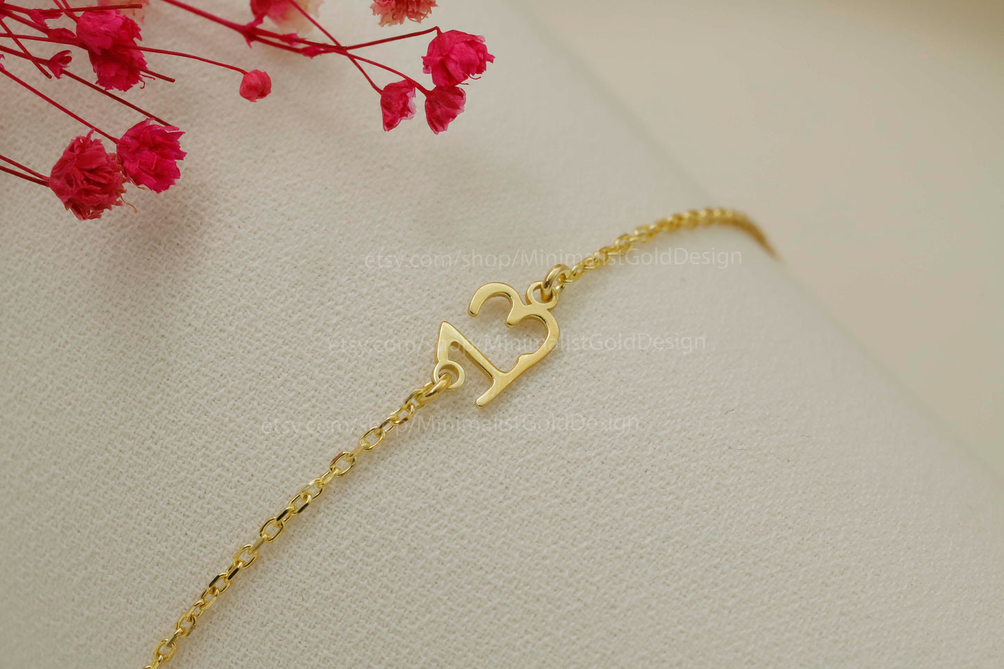 Angel Number Bracelet in Sterling Silver and Gold, Special Number Bracelets, 14K Rose Gold Filled Unique Jewelry Gifts