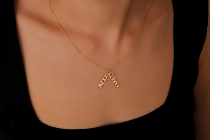 Personalized Sterling Silver Geometric Ring Holder Necklace - Unique Wedding Keepsake