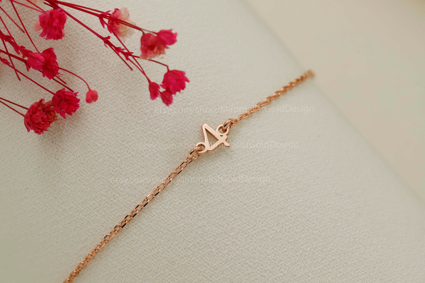 Angel Number Bracelet in Sterling Silver and Gold, Special Number Bracelets, 14K Rose Gold Filled Unique Jewelry Gifts