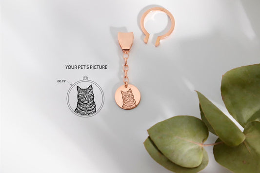 Cat Keychain Personalized