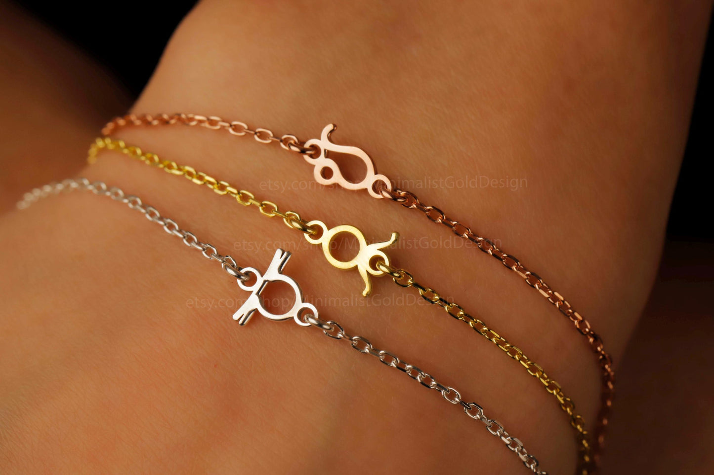Celestial Gems Zodiac Constellation Bracelet | Personalized Astrology Jewelry for Astrology Lovers
