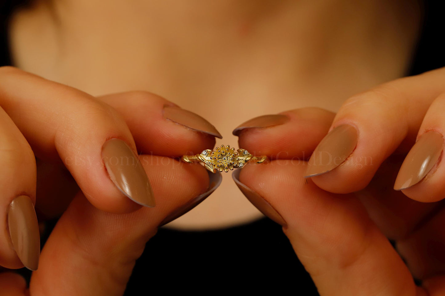 Bloom & Adore Custom Birth Flower Ring | Dainty 925 Sterling Silver | Unique Statement Gift for Her