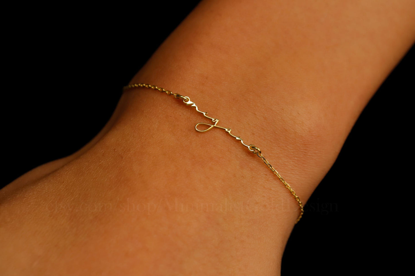 Dazzling Dreams Name Bracelet - Dainty Custom Jewelry for Her