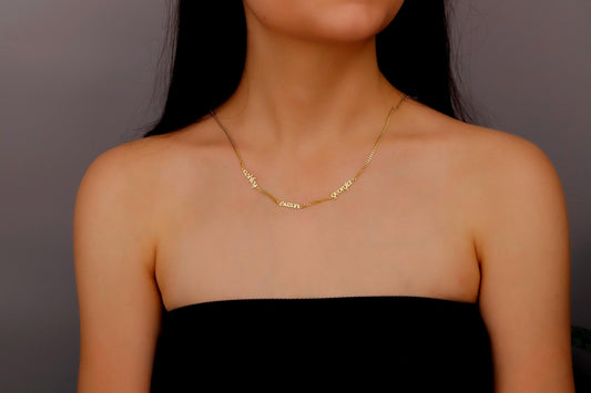Multiple Name Necklace