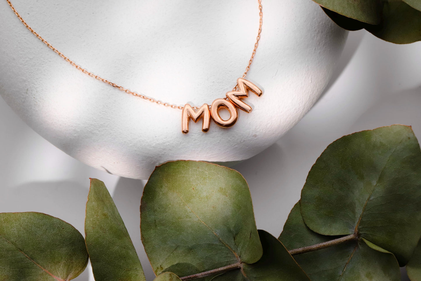 Personalized Letter Necklace • Sterling Silver Beaded Name Jewelry