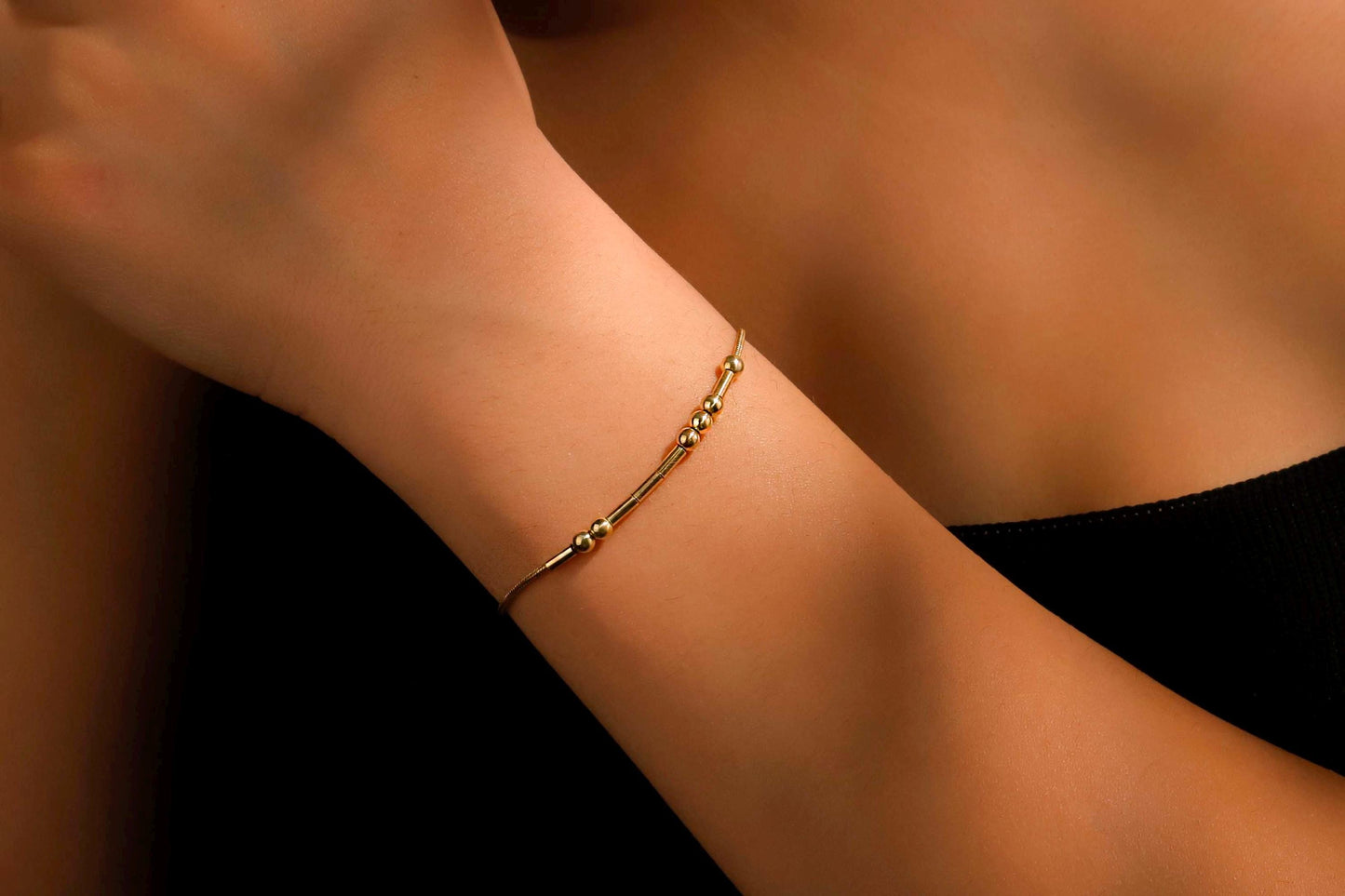 SilverGlow Morse Code Bracelet - Customizable Hidden Message Jewelry