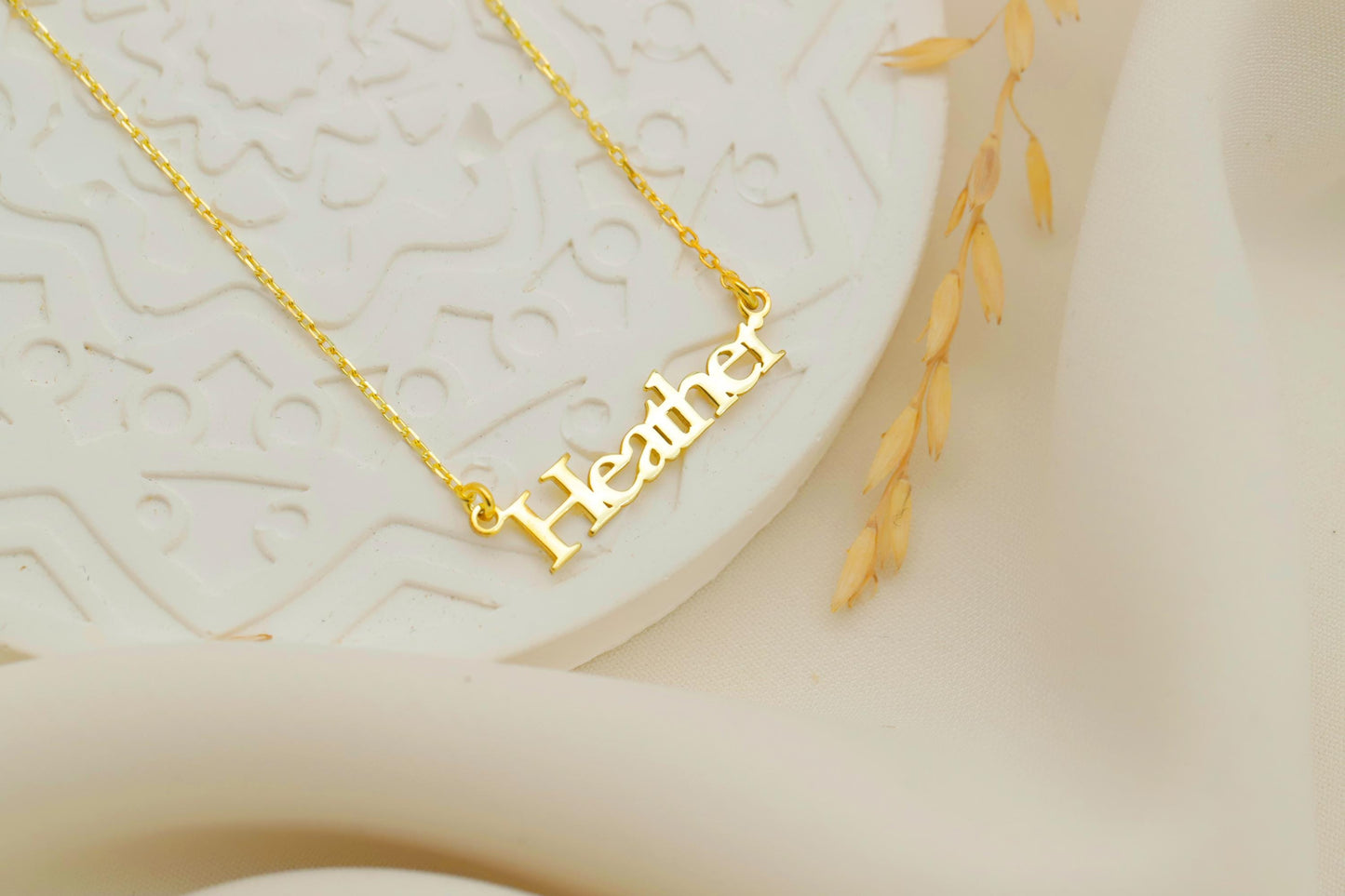 Custom Name Necklace | 18K Gold Filled & Sterling Silver | Dainty Chain for a Personal Touch
