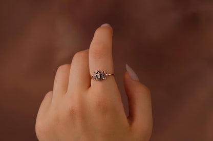 Turtle Signet Ring: Sterling Silver Pinky Ring, 14K Gold Option