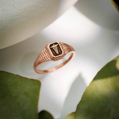 Pinky Butterfly Rings 925 Sterling Silver: Vintage Style Symbols Jewelry