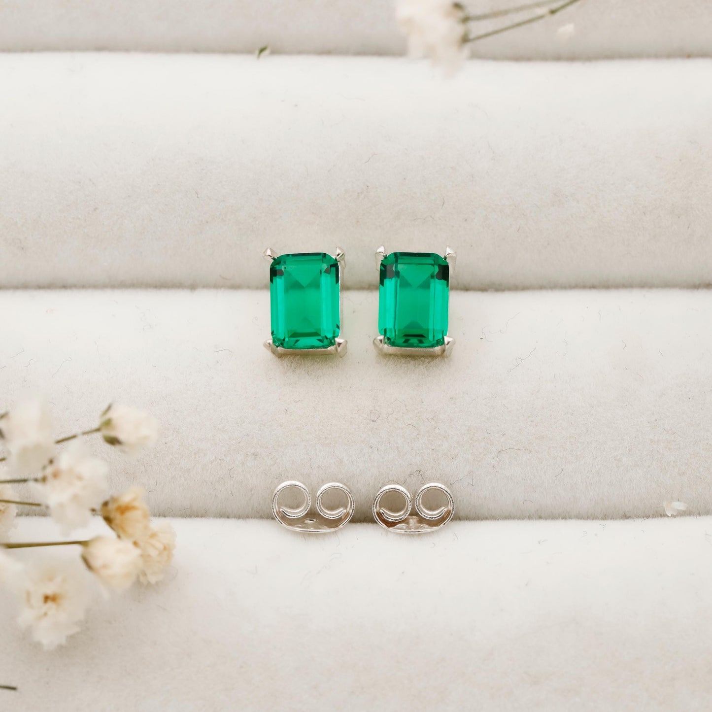 Personalized Initial 925 Sterling Silver Stud Earrings | Unique Monogrammed Jewelry by SilverGoldandRose