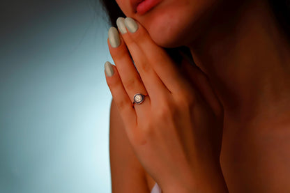 Sterling Silver College Graduation Rings: Elegant Tiny Logo Jewelry for Proud Alumni