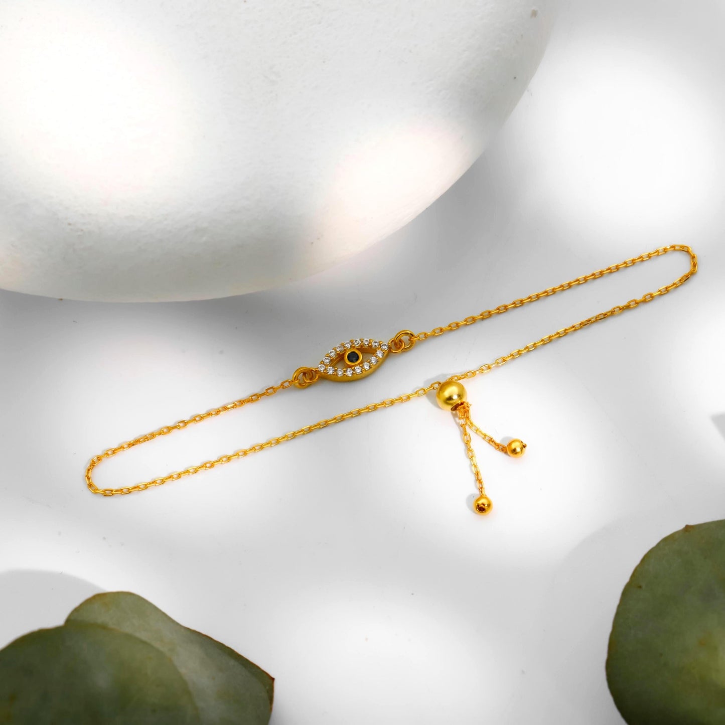 Dainty Cross Bracelets in  925 Sterling Silver: Adjustable Tiny Stackable Jewelry