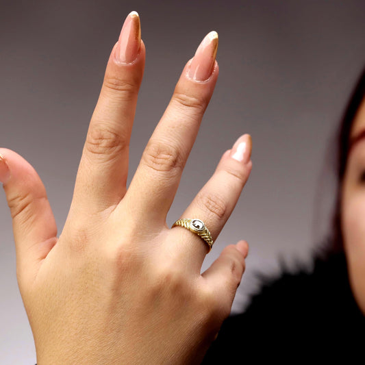 Sterling Silver Elephant Ring: Dainty Gold, Good Luck Charm
