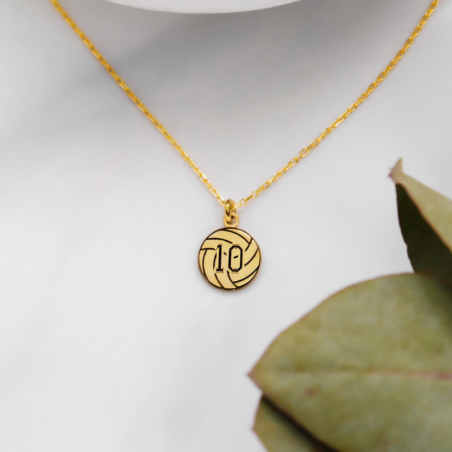 Dainty 925 Sterling Silver Volleyball Necklace: Team Gifts