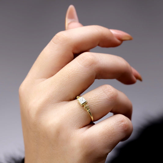 Silver Pinky Butterfly Rings:  Gold Vintage Style Symbols Jewelry