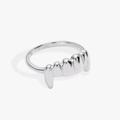 Vampire Teeth Fangs Ring